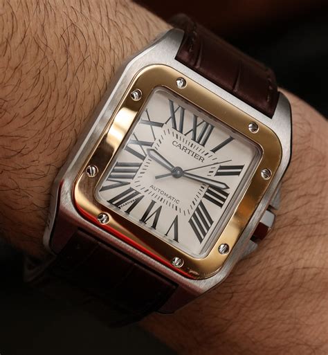 cartier santos midsize automatic|cartier santos 100 price list.